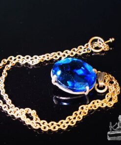 Pendentif Iestin - spinelle bleu – Image 4
