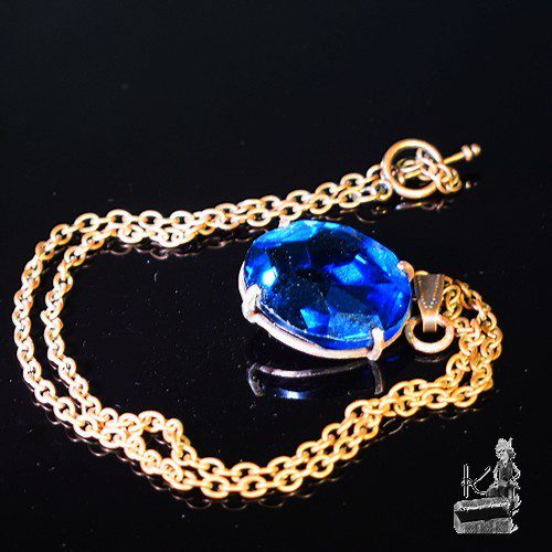 Pendentif Iestin - spinelle bleu – Image 4