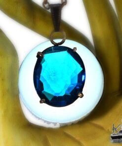 Pendentif Iestin - spinelle bleu – Image 10