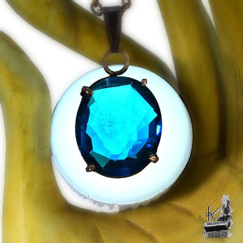 Pendentif Iestin - spinelle bleu – Image 10