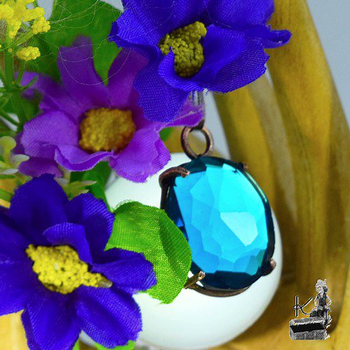 Pendentif Iestin - spinelle bleu – Image 9
