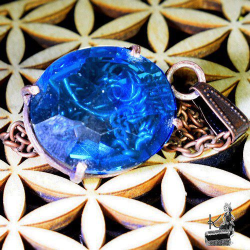 Pendentif Iestin - spinelle bleu – Image 6