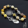 Perles de prière païennes en crazy lace agate