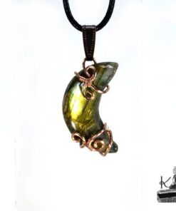 pendentif philomene en labradorite