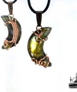 Pendentif Philomène- labradorite wire wrapped – Image 10