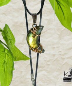 Pendentif Philomène- labradorite wire wrapped – Image 9