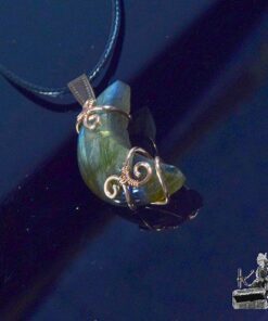 Pendentif Philomène- labradorite wire wrapped – Image 8