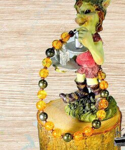 Alternative view of Bracelet Soa - perles en citrine et pyrite (chance et abondance)