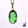 Pendentif Brial en apatite verte