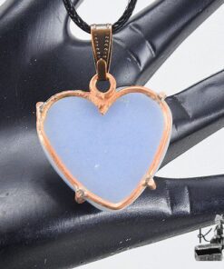Pendentif Elion - coeur en angélite – Image 7