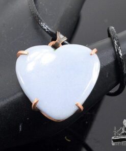 Pendentif Elion - coeur en angélite – Image 6