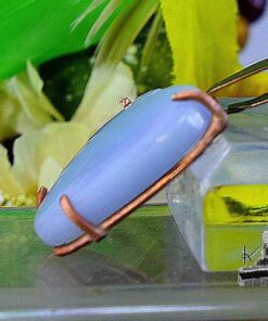 Pendentif Elion - coeur en angélite – Image 4