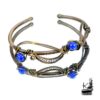 Bracelet jond Eireen en cuivre avec cyanite