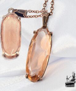 Pendentif Aife - morganite taillée – Image 2