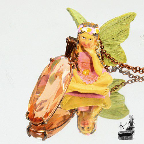 Pendentif Aife - morganite taillée – Image 8