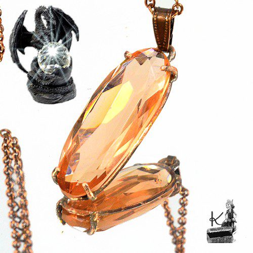 Pendentif Aife - morganite taillée – Image 5