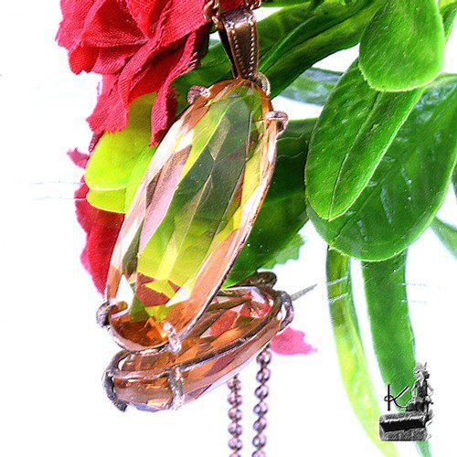 Pendentif Aife - morganite taillée – Image 4