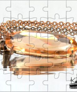 Pendentif Aife - morganite taillée – Image 3