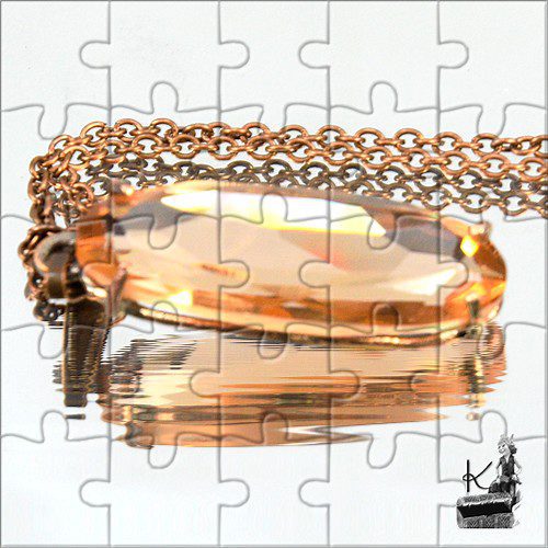 Pendentif Aife - morganite taillée – Image 3
