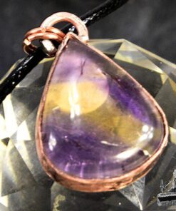 Réservé : Pendentif Carole - amétrine sertie – Image 3