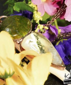 Pendentif Jolan - agate mousse et cuivre – Image 6