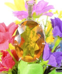 Réservé : Pendentif Kisos - citrine taillée – Image 3