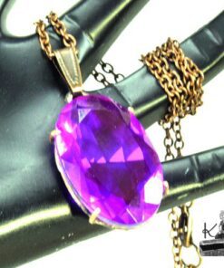 Pendentif Iona en saphir et cuivre