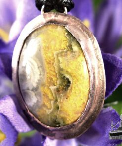 Pendentif Cebala - cuivre et Jaspe abeille – Image 7