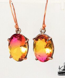 Boucles d'oreille erell avec des tourmaline taillées