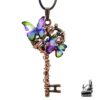 Pendentif Nuala avec papillons transparents