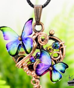 Pendentif Nuala - Hématite arc en ciel – Image 7