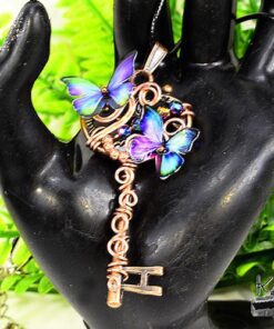 Pendentif Nuala - Hématite arc en ciel – Image 6