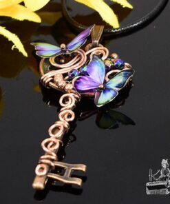 Pendentif Nuala - Hématite arc en ciel – Image 4