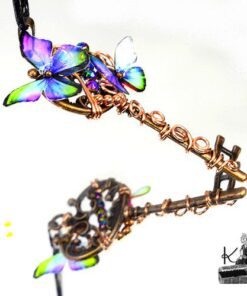 Pendentif Nuala - Hématite arc en ciel – Image 2