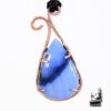 Pendentif Delare en cuivre avec une opale owhyee