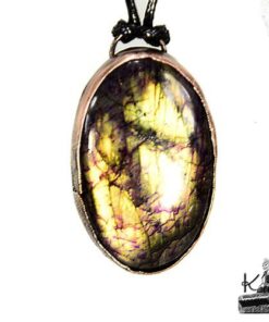 Pendentif Davy - dragounet et labradorite