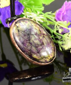 Réservé : Pendentif Davy - labradorite serti cuivre – Image 7