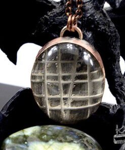 Pendentif Jaoven - lodolite serti cuivre – Image 6