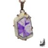 Pendentif Kyyell avec sa tranche d'améthyste