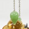 pendule goutte en aventurine verte