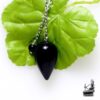 pendentif goutte en obsidienne