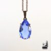 Pendentif Elysa avec une magnifique tanzanite taillée