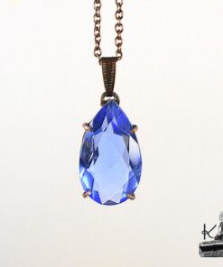 Pendentif Elysa avec une magnifique tanzanite taillée