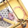 Trésor-Bos Teratai avec un pendentif en améthyste rose