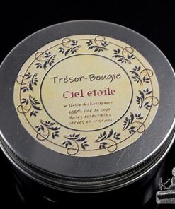 Trésor-Bougie avec son bijou unique Ciel étoilé