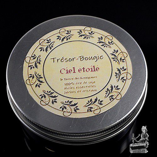 Trésor-Bougie avec son bijou unique Ciel étoilé