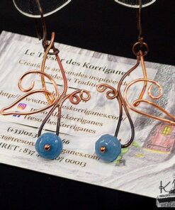 Boucles d'oreille Dealan - aigue-marine – Image 3
