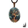 Pendentif en shattuckite Jolana avec arbre de vie