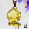 Pendentif Leamain en quartz citron