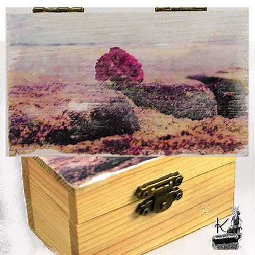 Réservé : Trésor-Box Deargros rose rouge - grenat – Image 8
